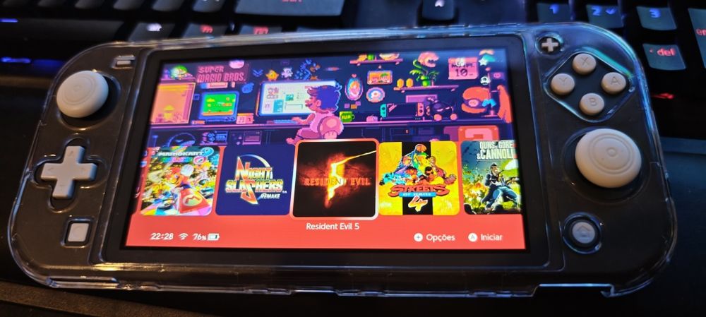 Nintendo switch lite desbloq 256gb