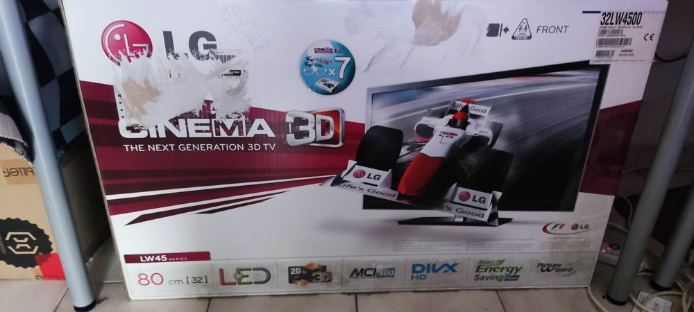 TV LG 32" 3D com óculos