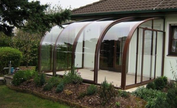 Монолитный поликарбонат 3мм Бронза (Навесы, Беседки, Террасы, Веранды)