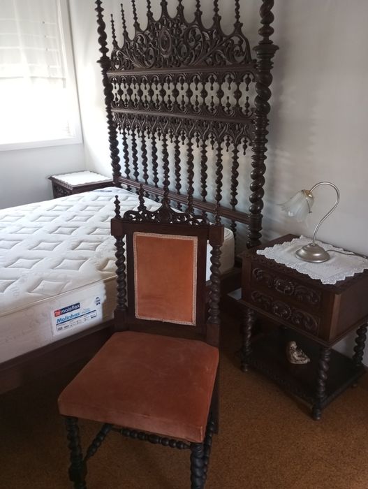 Cadeira quarto de madeira