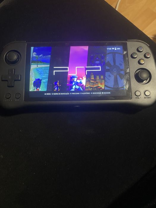 Consola Powkiddy X55  com 58593 jogos rocknix –Nova + Bolsa + Extras