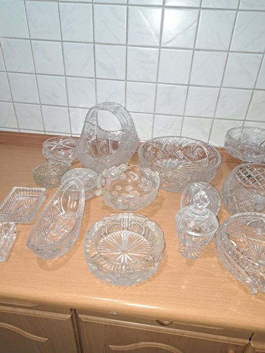 Kryształy 29 szt komplet