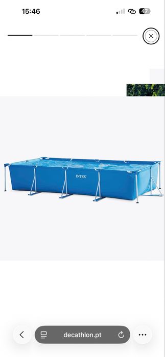 Piscina desmontável tubular Intex 450x220x84 cm