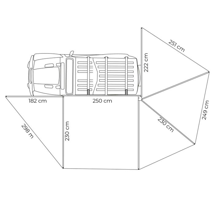TOLDOS LATERAIS DE 270° VICKYWOOD