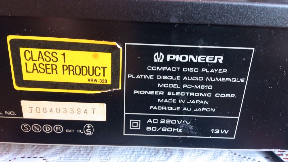 Odtwarzacz CD Pioneer PD-M610 Zmieniarka