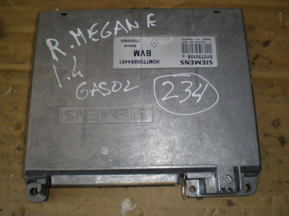 Centralina 7700864451 S111730108C RENAULT MEGANE 1997 1,4 SIEMENS