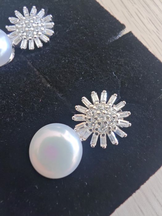 Brincos de prata 975 + Carteira