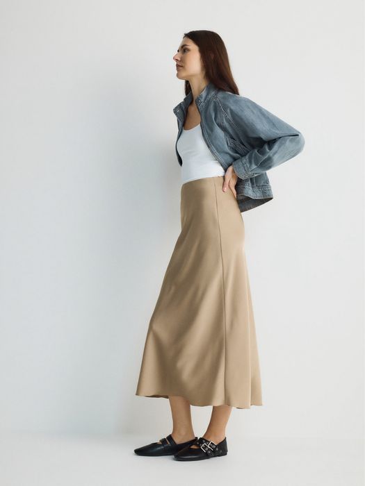Спідниця бежева