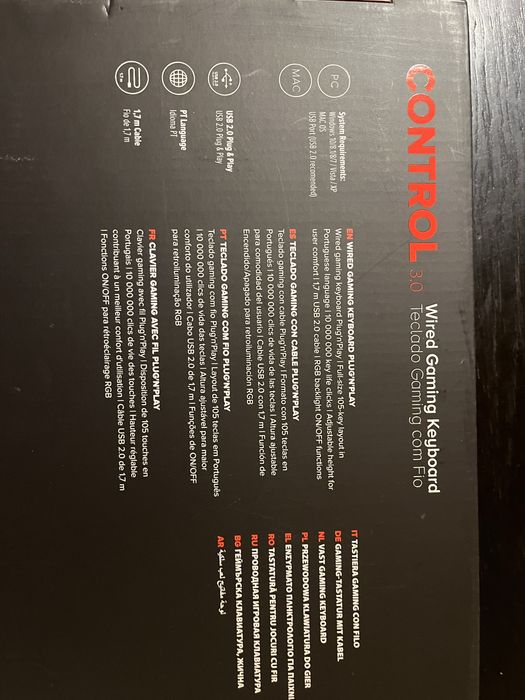 Teclado gaming nplay teclas iluminadas