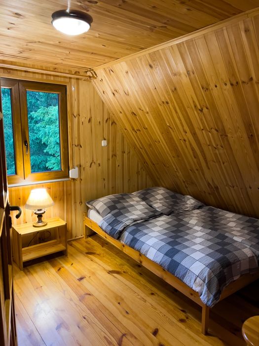 Domek letniskowy, ogrodzona działka, Lubiatowo, taras, blisko morza