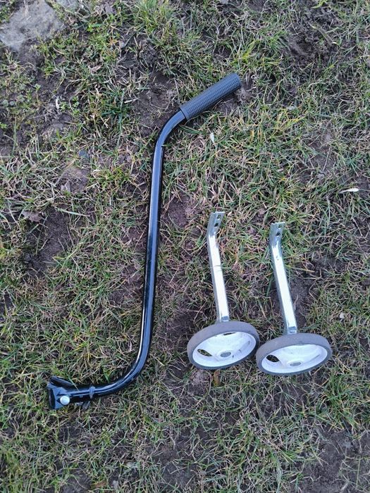 Rower 16" peppa + rączka i boczne kółka