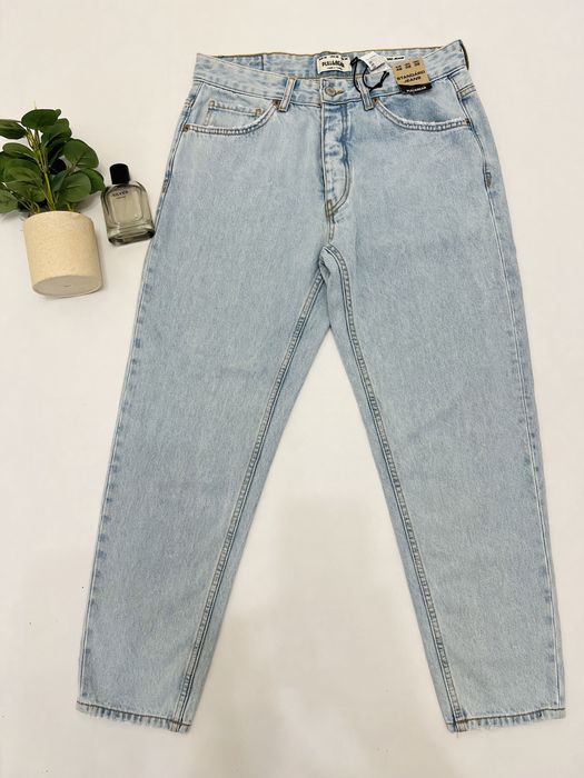 Чоловічі укорочені джинси мом Standard Fit від Pull&Bear