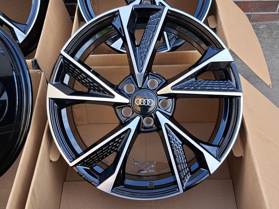 Alufelgi NOWE 18 AUDI 5x112 A3 A4 B7 B8 B9 A6 C6 C7 C8 Q3 CZARNE RS6