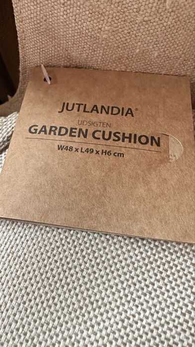 Jysk poduszka ogrodowa Udsigten piaskowa