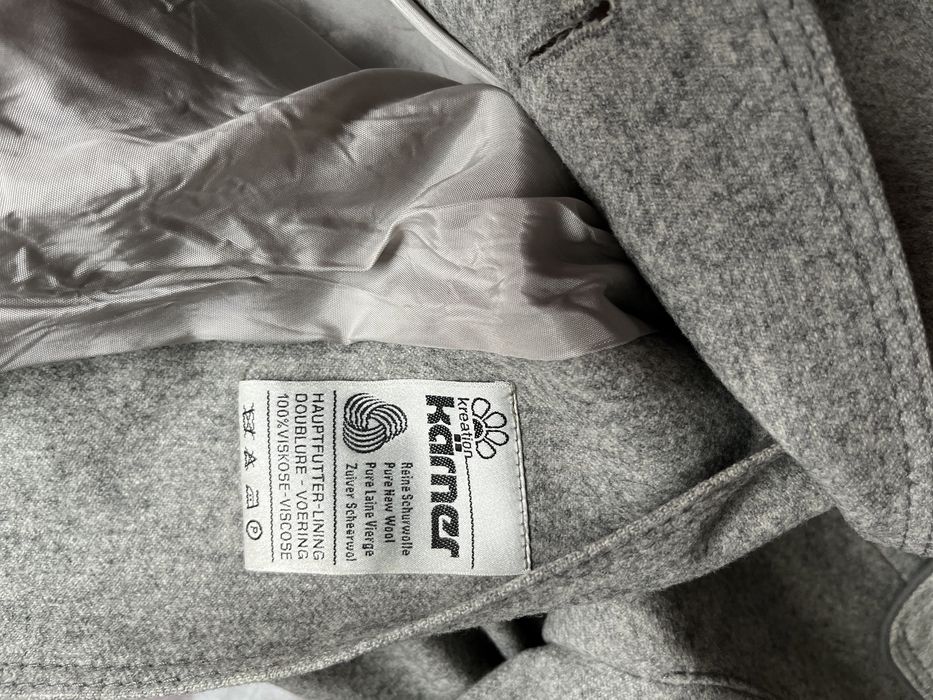 Płaszcz L Niemiecka marka Kärner wełniany