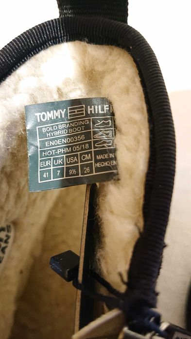 Женские зимние ботинки Tommy Hilfiger Томми Хилфигер 40 41 угги мех