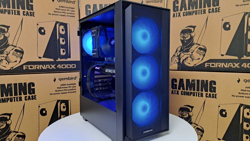 Nowy Komputer Gamingowy Ryzen 7 7800x3D 32GB DDR5 2TB SSD NVME Nvidia RTX 5070 WiFi Win11 Faktura Gwarancja