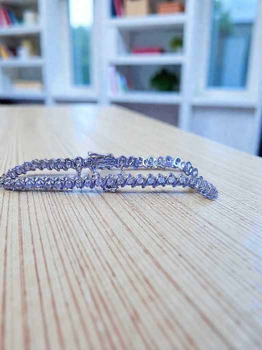 Bransoletka złota Tenisówka z Diamentami 7.9g 1.61 karata Certyfikat