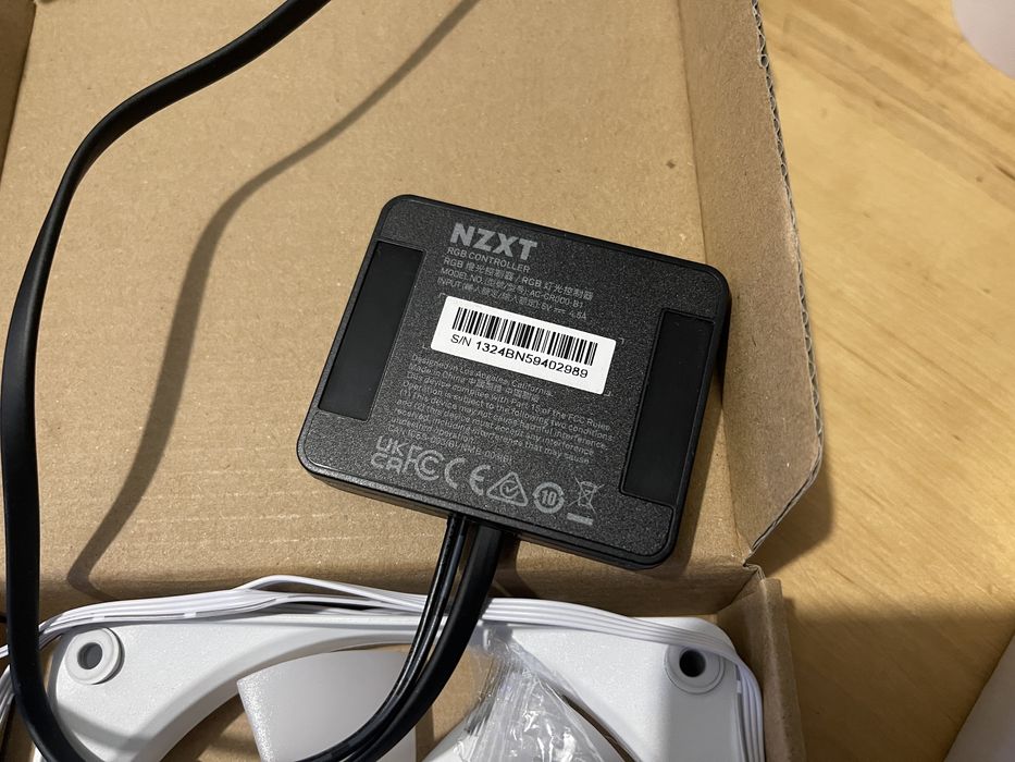 Набор вентиляторов NZXT RGB Fans - Triple F120RGB - 120 мм White