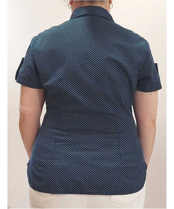 Bluzka koszula S 36 Peek Cloppenburg granatowa bawełna