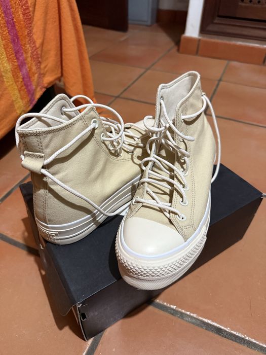 All Star plataforma bege