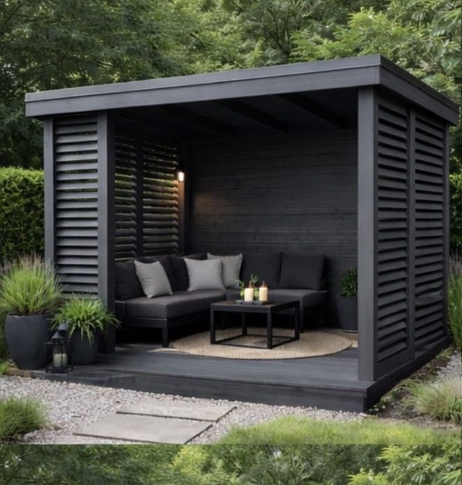 Сучасна альтанка 2.5×2.5 м