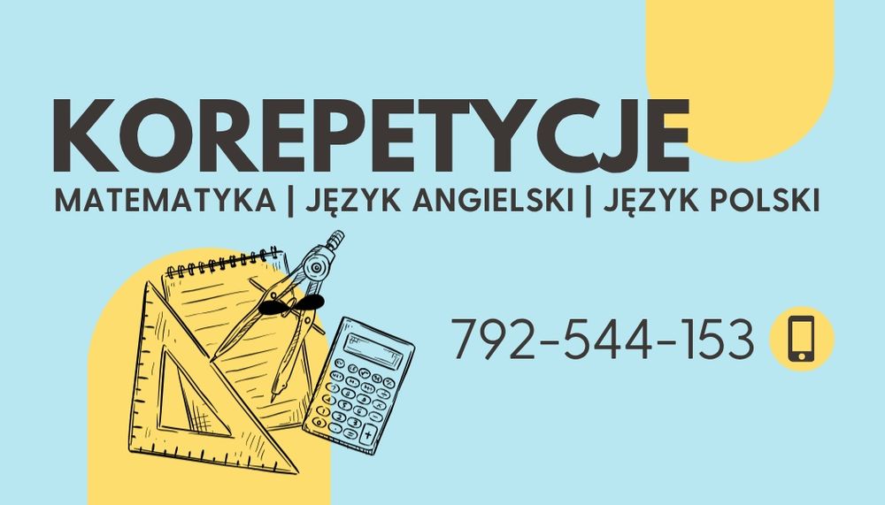 [WOLNE MIEJSCA] Matematyka/Angielski/Polski - korepetycje