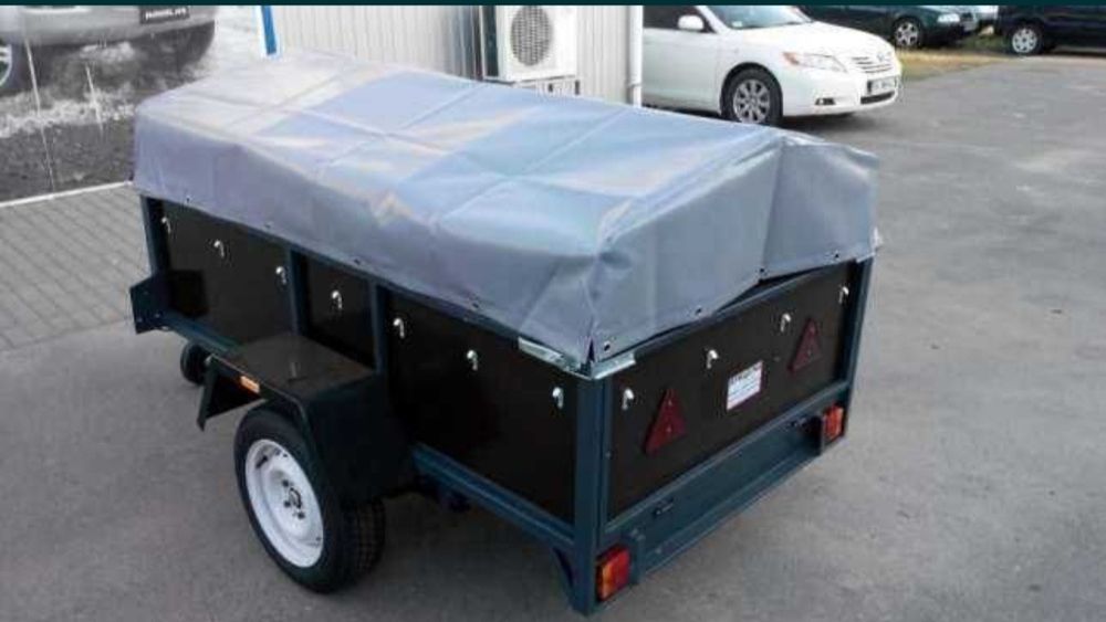 Прицеп легковой 2.20м /1.31м Хамер Люкс бакелитовый причіп