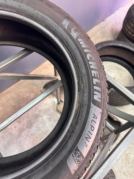 Шины БУ 225 55 R 17 Michelin alpin 7 Зима Комплект резина