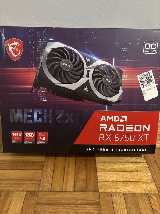 Placa Gráfica MSI RX 6750XT