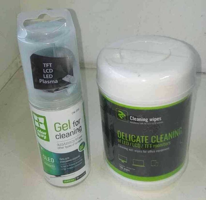 Клавиатура Dell KB216, Logitech K120 + Гель либо Влажные салфетки