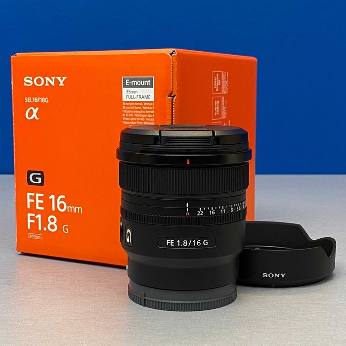 Sony FE 16mm f/1.8 G | NOVA | 3 ANOS DE GARANTIA