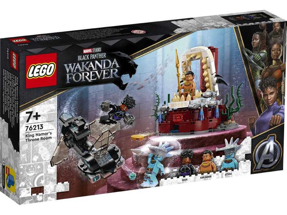 Новий Lego 76213 Black Panther King Namor's трон короля Намора Marvel