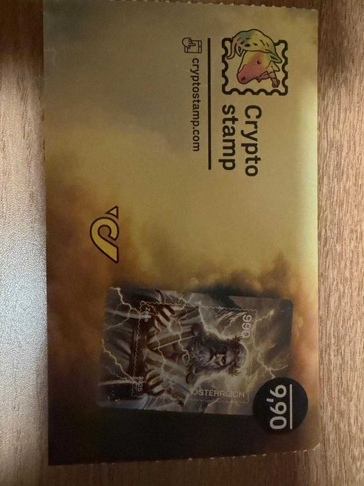 Crypto Selo Zeus Amarelo