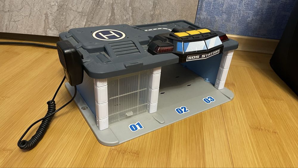 Пожежна станція, рятувальний центр Dickie Toys, автовоз-переноска