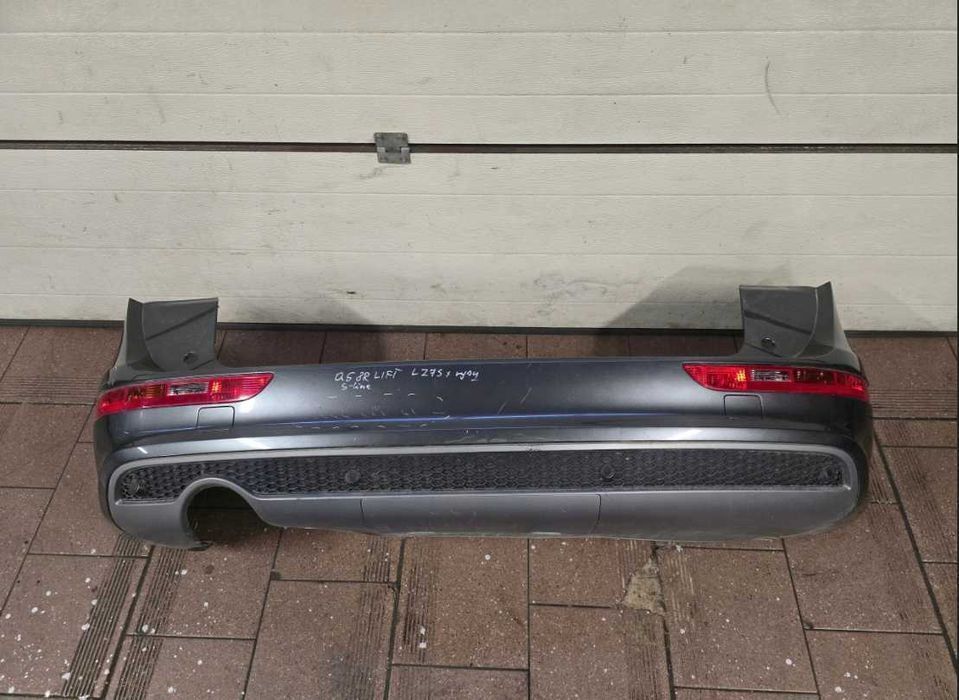 Бампер задній Audi Q5 8R Lift S-line зад оригінал рестайл разборка