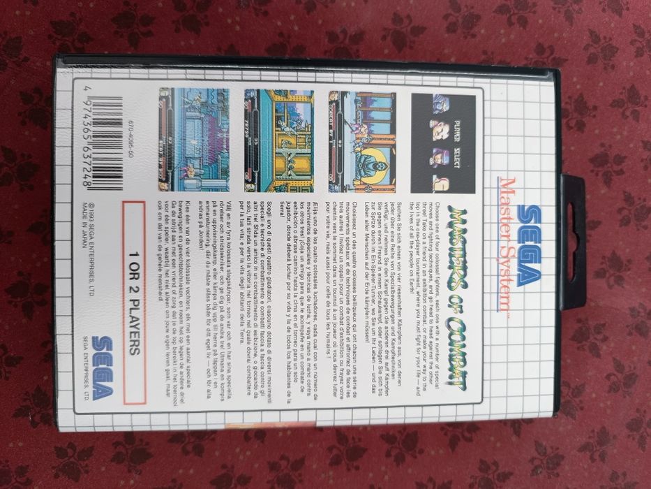 Jogo masters of combat master system
