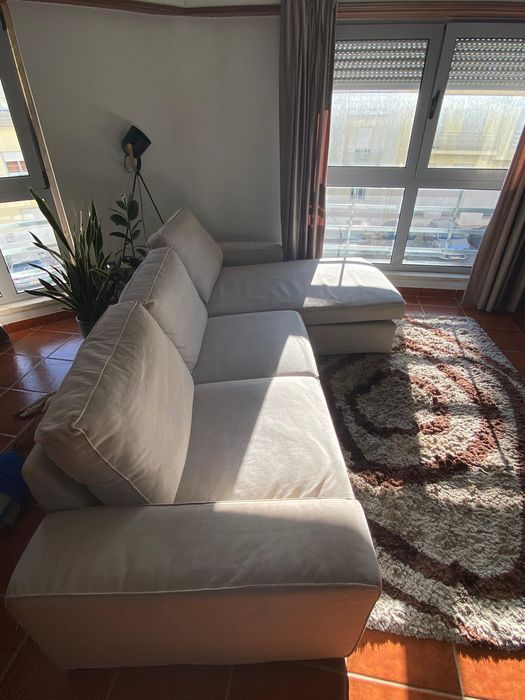 Sofá 3 lugares chaise longue