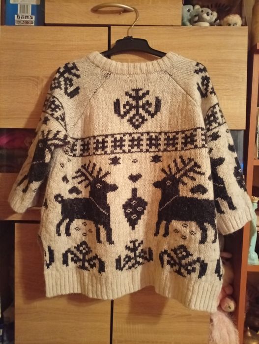 Sweter Sweterek Renifer H&M