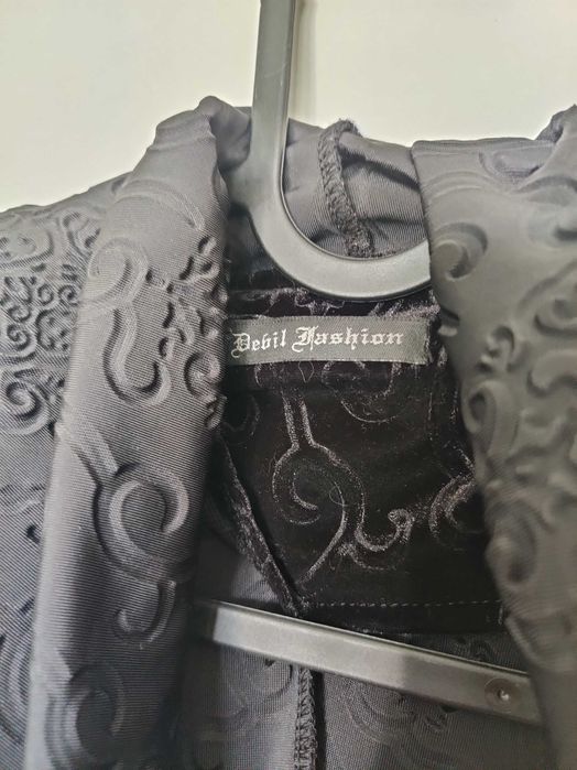 Long Gone Gothic Overcoat Devil Fashion