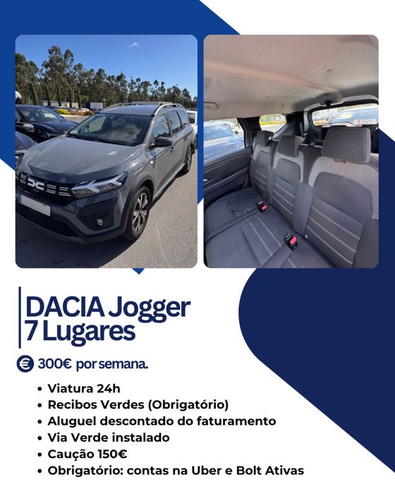 Aluguer TVDE de 300€ por 250€