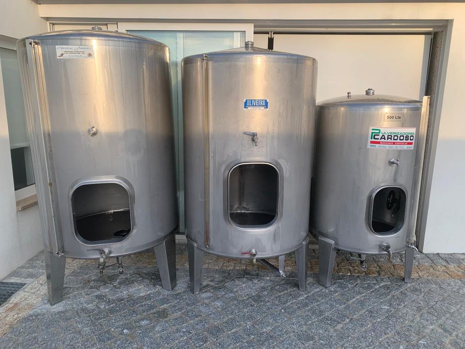 Cubas de inox  500L