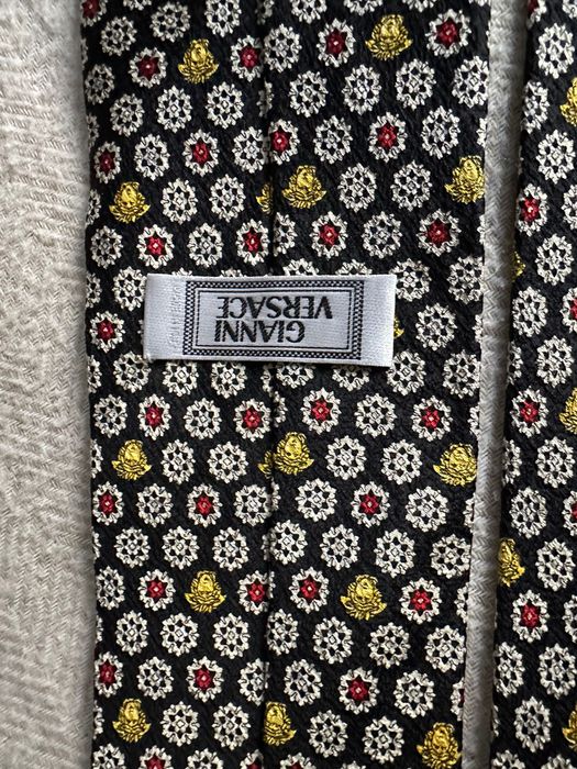 Чоловіча  Шовкова Вінтажна  краватка Gianni Versace (Оригінал, Італія)