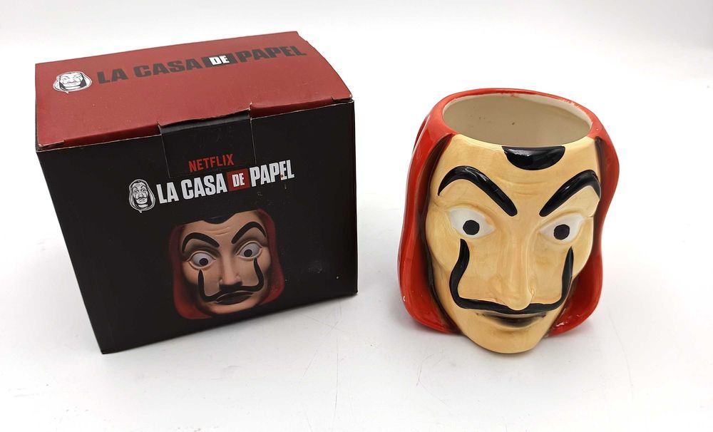 Kubek ceramiczny 3D La Casa de Papel / Dom z Papieru - Maska Salvador