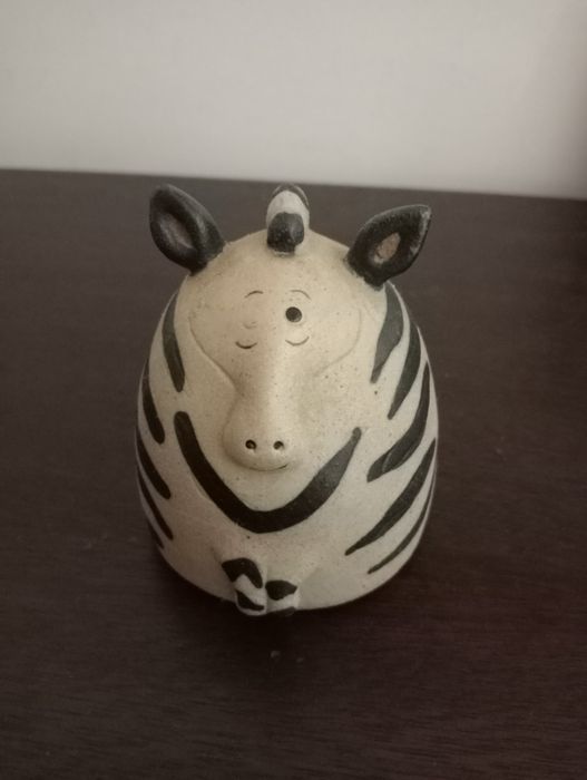 Mealheiro zebra em cerâmica