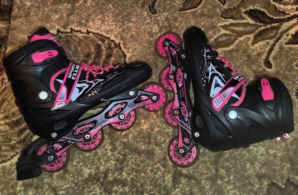 Продам ролики розсувні. Розмір 43. Колеса ПВХ. Sport Club BC-RS-0016.