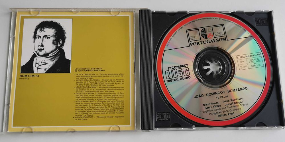 CD - João Domingos Bomtempo – Te Deum