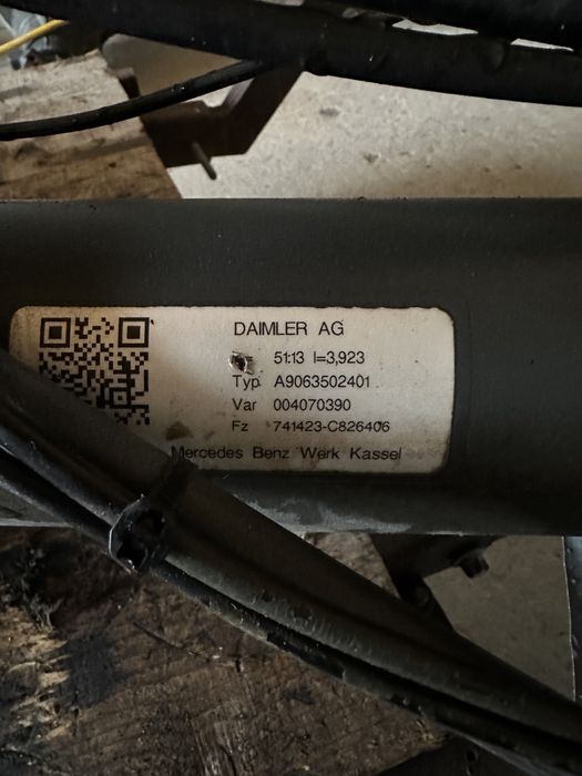 Міст мост Sprinter w906,w907 51:13