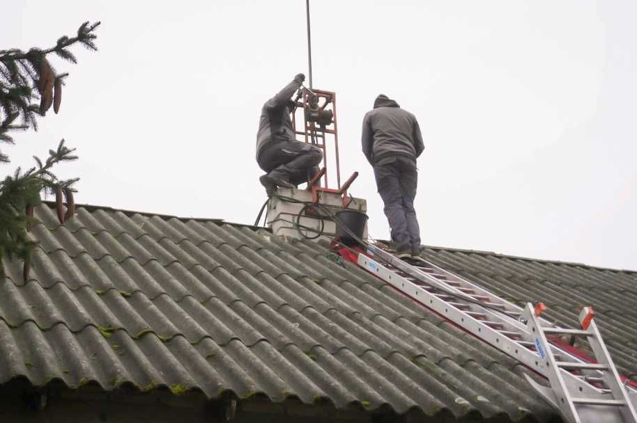 Frezowanie Diamentowe kominów Montaż wkładów kwasoodpornych systemów