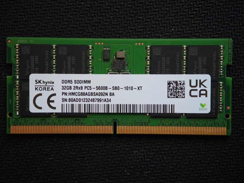 RAM SODIMM DDR5 5600B 1x32 GB Hynix